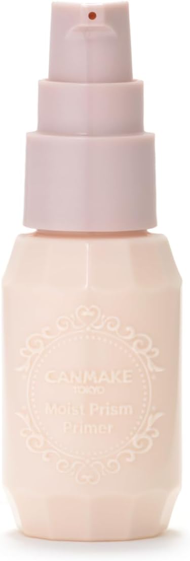 Canmake 01 Moist Prism Primer, Светло-бежевый, 0,9 унции (25 г), Основа для макияжа, Увлажняющие компоненты для красоты, 3D-глянец, Прозрачный, Защита от ультрафиолета 01 светло-бежевый, фото 2