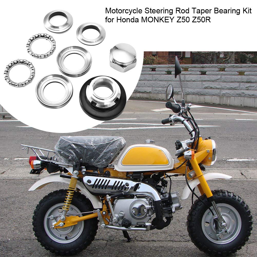 Комплект подшипников рулевого управления мотоцикла для Honda Monkey Z50Z50R Комплект аксессуаров для конических подшипников рулевой тяги, фото 2