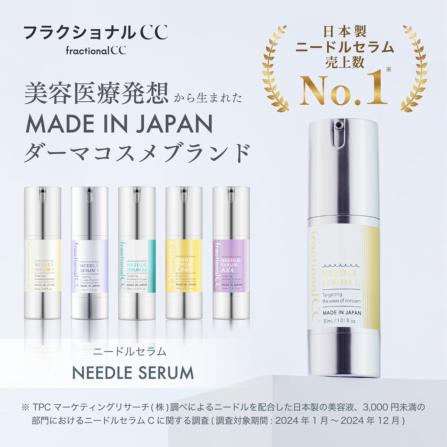 Фракционная сыворотка для инъекций CC Needle Serum CX4 Бонусный набор (3 шт сыворотки для инъекций CX4 + 1 набор из 6 масок для инъекций C) 3шт + Маска 5.CX4, фото 2