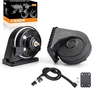 FARBIN トヨタ自動車専用スピーカー+ TOYOTA/LEXUS 2股分岐コネクター 変換ケーブル 12Vトヨタ車汎用 レクサス 純正サウンド ホーン 防水 118db 高音/低音セット (トヨタ適用のペアホーン+二股分岐ハーネス)
