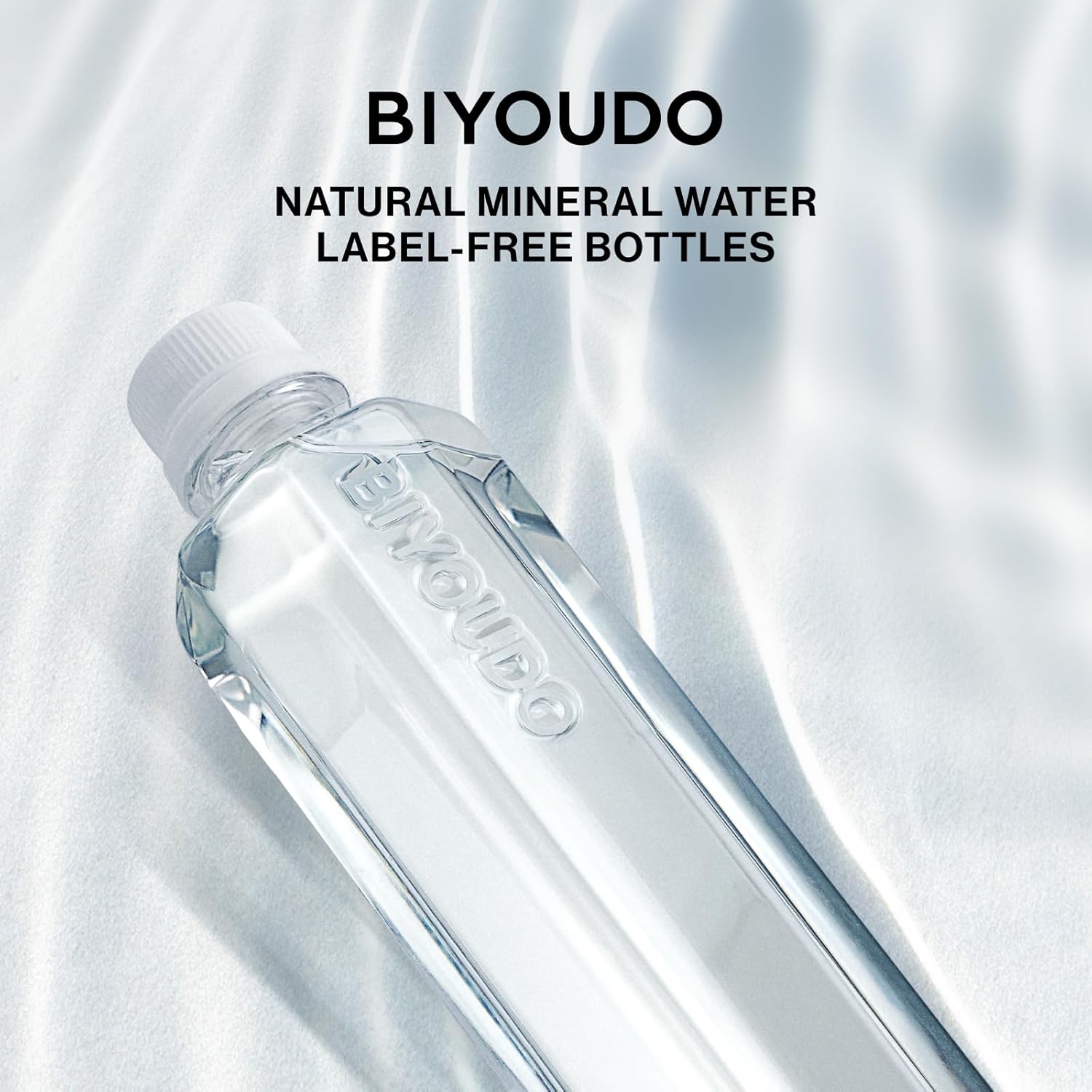Кремнеземная вода BIYOUDO, Натуральная минеральная вода, Кремнезем без этикетки, Содержит 50 мг/л или более, 16,9 жидких унций (500 мл) х 42 бутылки, Мягкая вода, Домашняя природная вода, 500 мл х 42 бутылки (без этикетки), фото 3