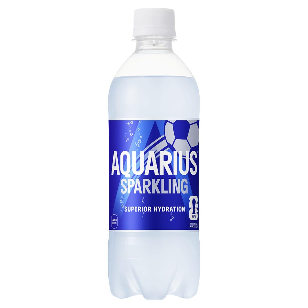 (Heatstroke Prevention) Aquarius Sparkling 16.2 fl oz (490 ml) PET x 24 Bottles