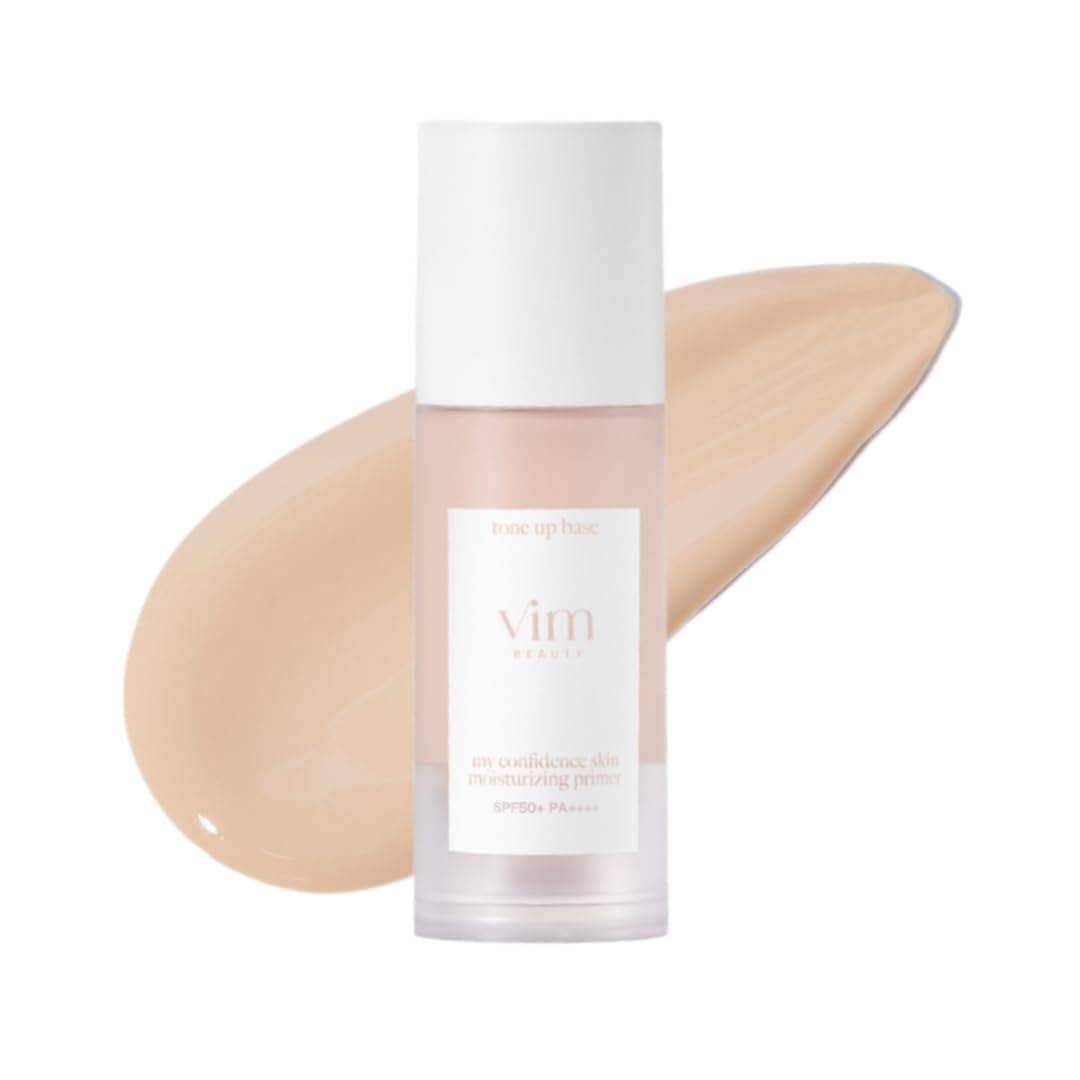 My Confidence Skin Moisturizing Primer Sunscreen Makeup Foundation UV Primer SPF50+ PA+++ Moisturizing, Conceals Pore Glow_Glow, Glossy Skin