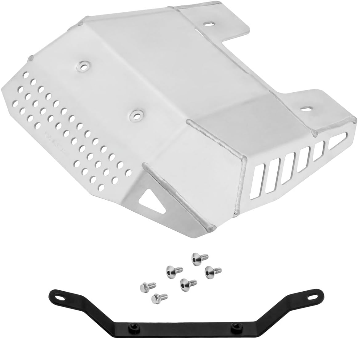 Защита двигателя ZETA Racing CT125 (JA55/JA65) '20-25 Обеспечивается защитной пластиной толщиной 0,1 дюйма (3,2 мм) Оригинальный глушитель из алюминиевого сплава / мини-глушитель DELTA Barrel-4s, совместимый с защитой от прыжков по бездорожью Hunter Cab, фото 3