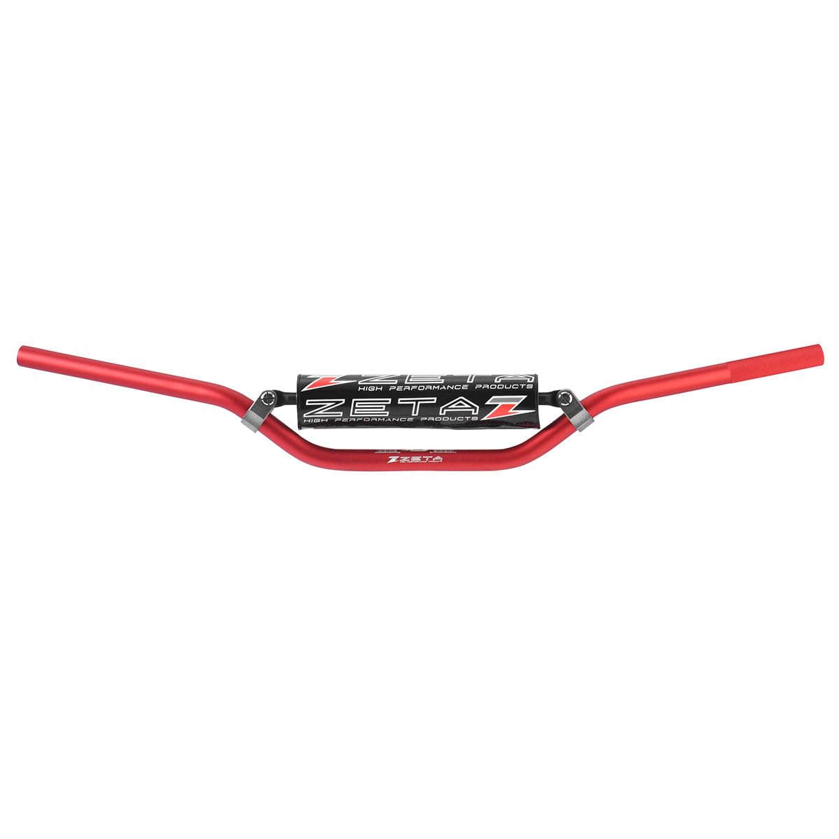 ZETA Racing KLX250'08-15, D-TRACKER'08-15, WR250R/X, etc CX Handlebar Super Moto-Medium Standard Diameter (0.9 inches (22.2 mm), Universal Width: 31.5 inches (800 mm), Height: 3.7 inches (95 mm), Pull red Super Moto-Medium