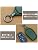 Совместимый чехол для смарт-ключей Toyota Smart Key для Alphard Vellfire 40/30 Harley 80 Prius 60 Noah Voxy 90 Land Cruiser 250 Yaris Crown High Lux Aqua RAV4 Sienta green, фото 8