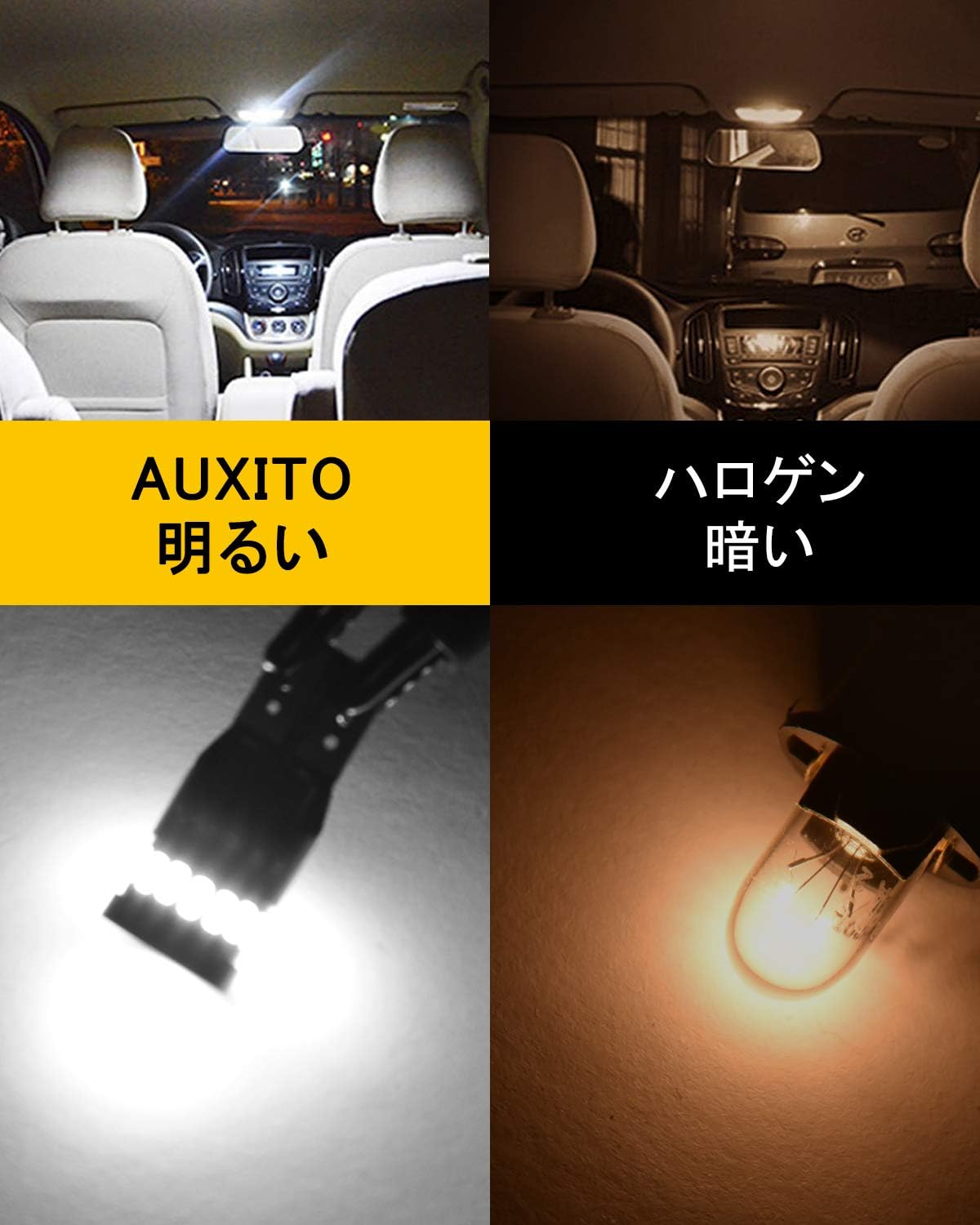 AUXITO T10 LED explosion light 240LM белый, 2 шт., встроенный светодиодный индикатор T10 для проверки соответствия транспортного средства, чип 3014led, 24 серии, 12 В, для определения местоположения / номерного знака / номерного знака в номере (гарантия один год), фото 6
