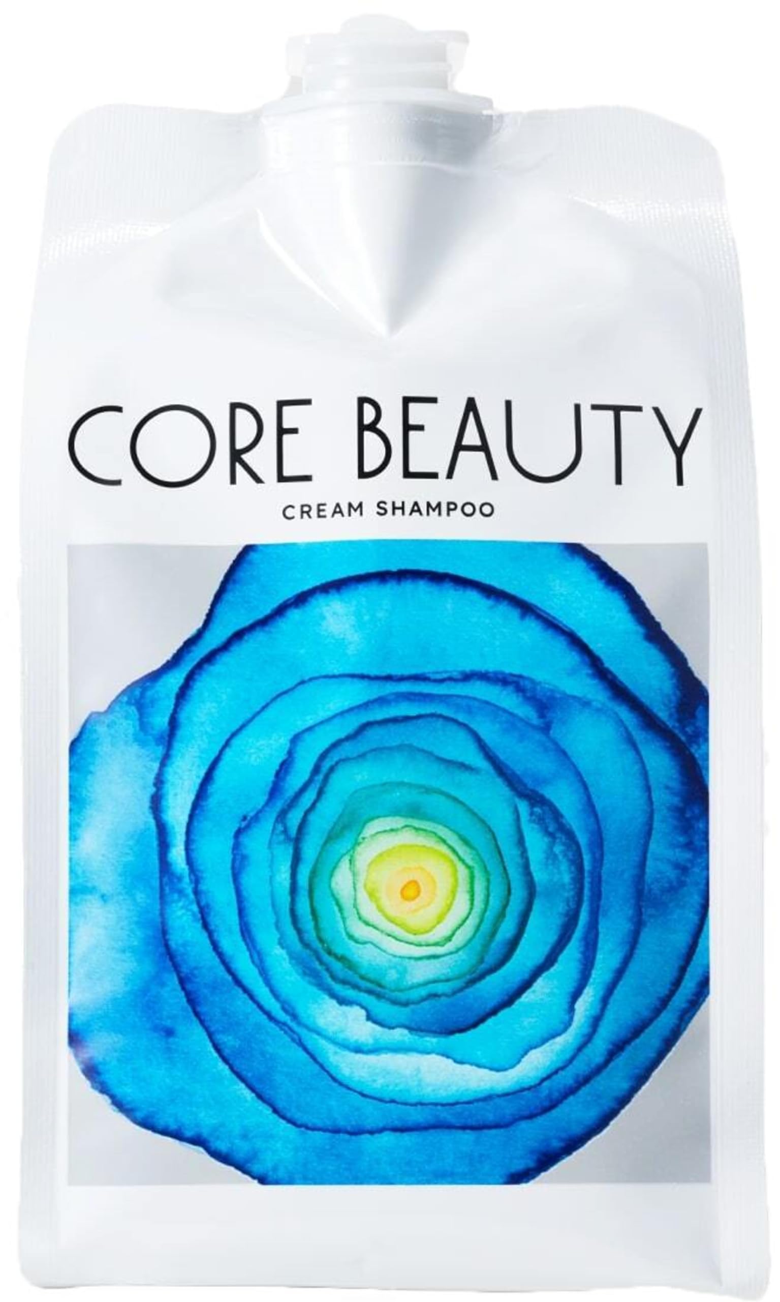 Core Beauty Cream Shampoo (Refill), Fresh Lemon and Gentle Tea Scent, 15.2 oz (450 g)