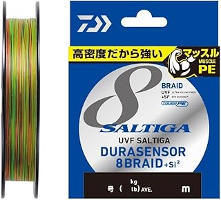 ダイワ(DAIWA) PEライン UVFソルティガデュラセンサーX8+Si2 0.6-10号 200/300/400m マルチカラー