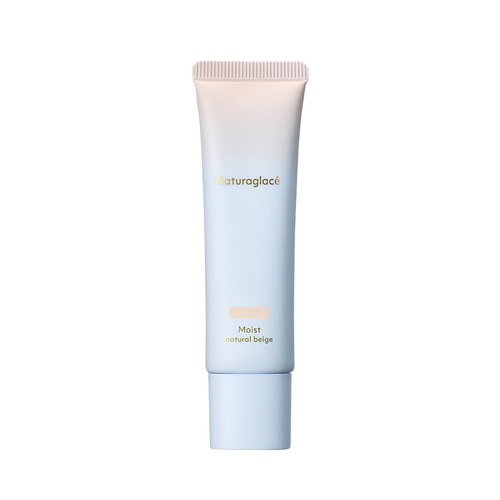 Naturaglace Makeup Cream Moist 01 Natural Beige Natural Glow Skin 30g SPF50+ PA+++ Sunscreen Soap-off Plant-based Skincare Ingredients Organic