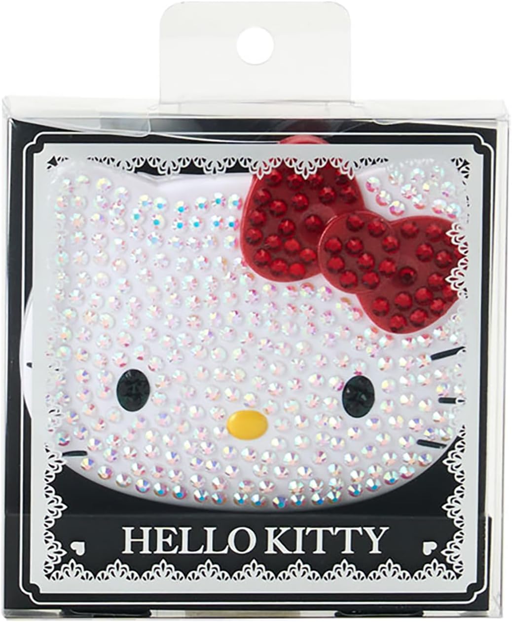 Зеркальная расческа Hello Kitty с зеркалом и гребнем SANRIO (Jewel Deco) 447668, фото 4