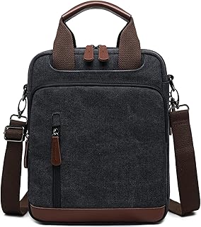 Mygreen ショルダーバッグ メンズ 斜めがけ 手提げ 縦型 11インチPAD対応 撥水帆布