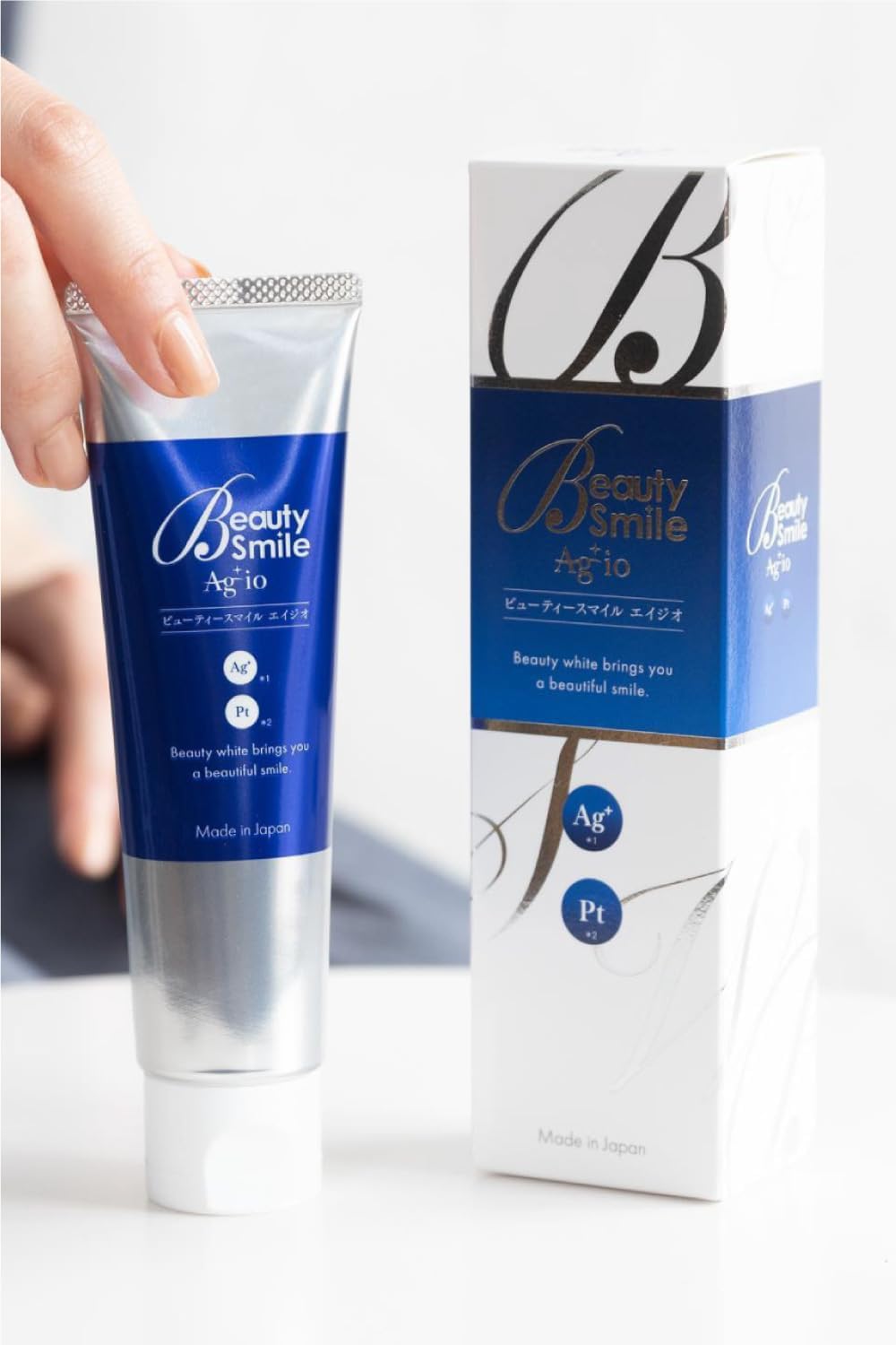 Отбеливающая зубная паста "Beauty Smile Agio " Beauty Smile Agio Исследования и разработки стоматолога по уходу на дому Порошок Хамигаки Древесный уголь ионы серебра и платины Профилактика кариеса Удаление зубного налета Низкая полировка Профилактика неприятного запаха изо рта Гидроксибиоапатит, фото 3