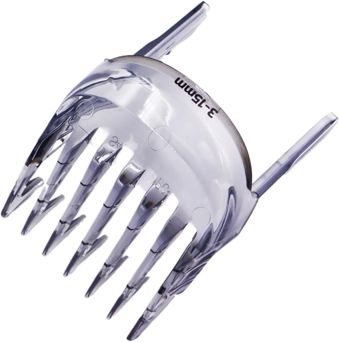 Пластиковая расческа для стрижки волос Philips HC5610 HC5612 HC5630 HC5632 HC5690 HC5691 HC7650 2 мм 3-15 мм с фиксатором 16-28 (3-15 мм), фото 3