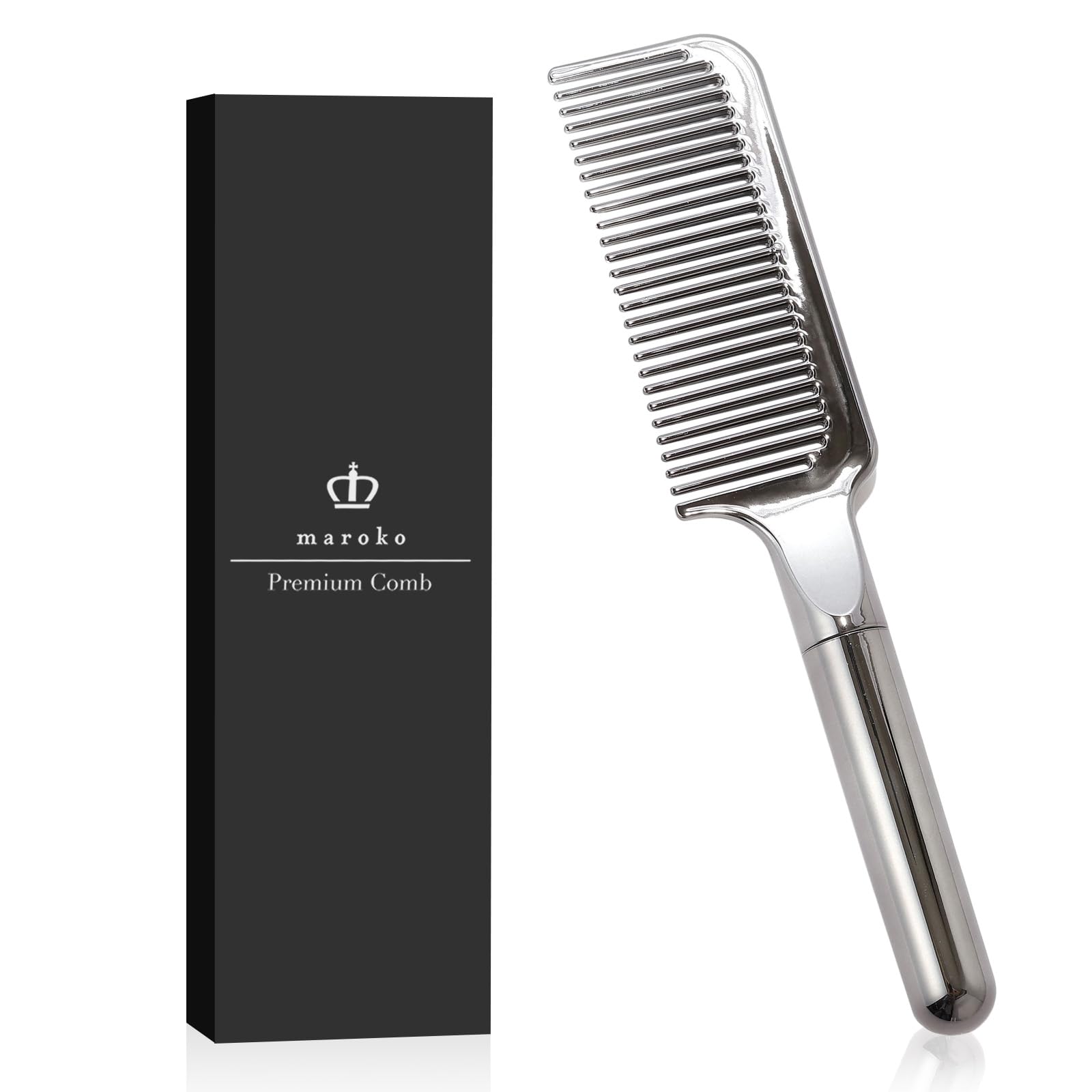 【Ultimate Damage-Free Design】maroko Hair Comb, Treatment Comb, Smooth Hair, Anti-Static, Friction Reduction, Bath and Dryer Compatible, Coarse Tooth Comb