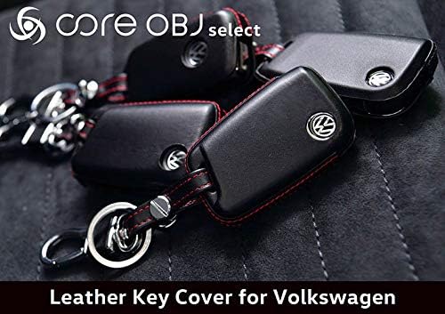 Кожаный чехол для ключей Core OBJ для Volkswagen/Audi Red Stitch Golf7 / Golf Touran (5T) / POLO (6C) / Tiguan (AD1) / T-cross / A1 Sportback LE-GO7-001 *Пожалуйста, смотрите внизу страницы подробную информацию о комплектации, фото 5