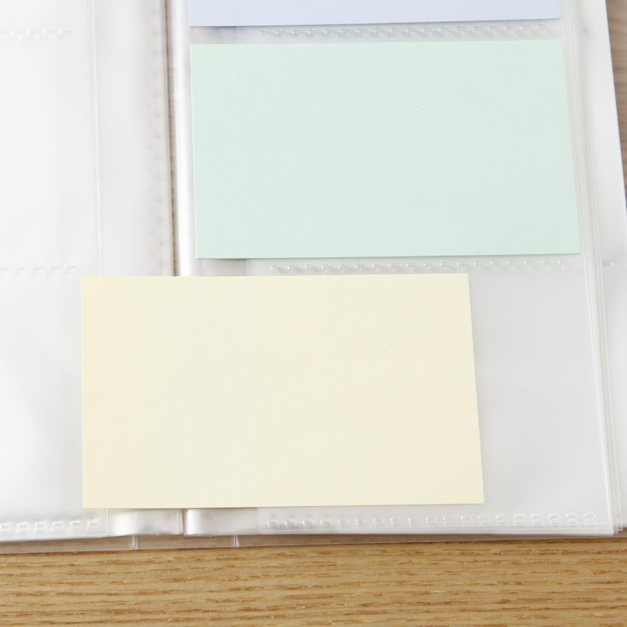 Фирменное наименование: Полипропиленовый держатель для карт MUJI, боковое отделение на 3 ступени, 180 карманов 44596999 (× 2), фото 4