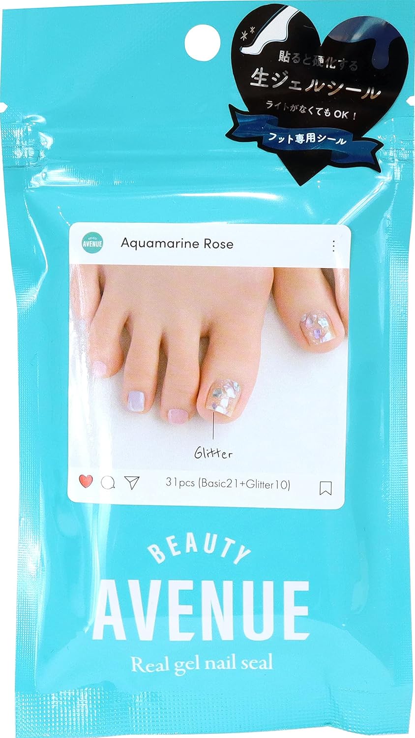 Гель-лак для ногтей BEAUTYAVENUE Aquamarine Rose Real (для ног) аквамариновая роза 1 шт (x 1), фото 2