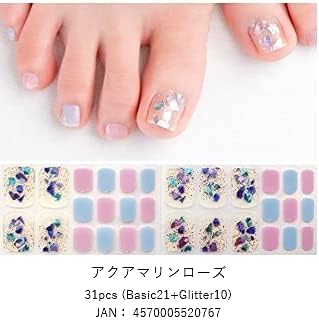 Гель-лак для ногтей BEAUTYAVENUE Aquamarine Rose Real (для ног) аквамариновая роза 1 шт (x 1), фото 3