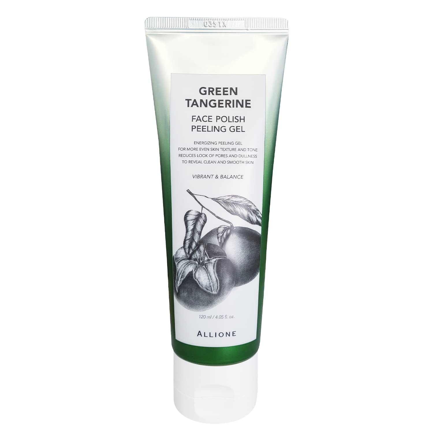 W Beauty Face Peeling Gel, Green Tangerine, 4.2 fl oz (120 ml), Smooth Gummage, Massage, Peeling Gel, Men's, Dullness, Blackheads, Face Washing, Exfoliation, Face, Nose, Pores, Refreshing, Moisturizing Ingredient, Deep Cleansing