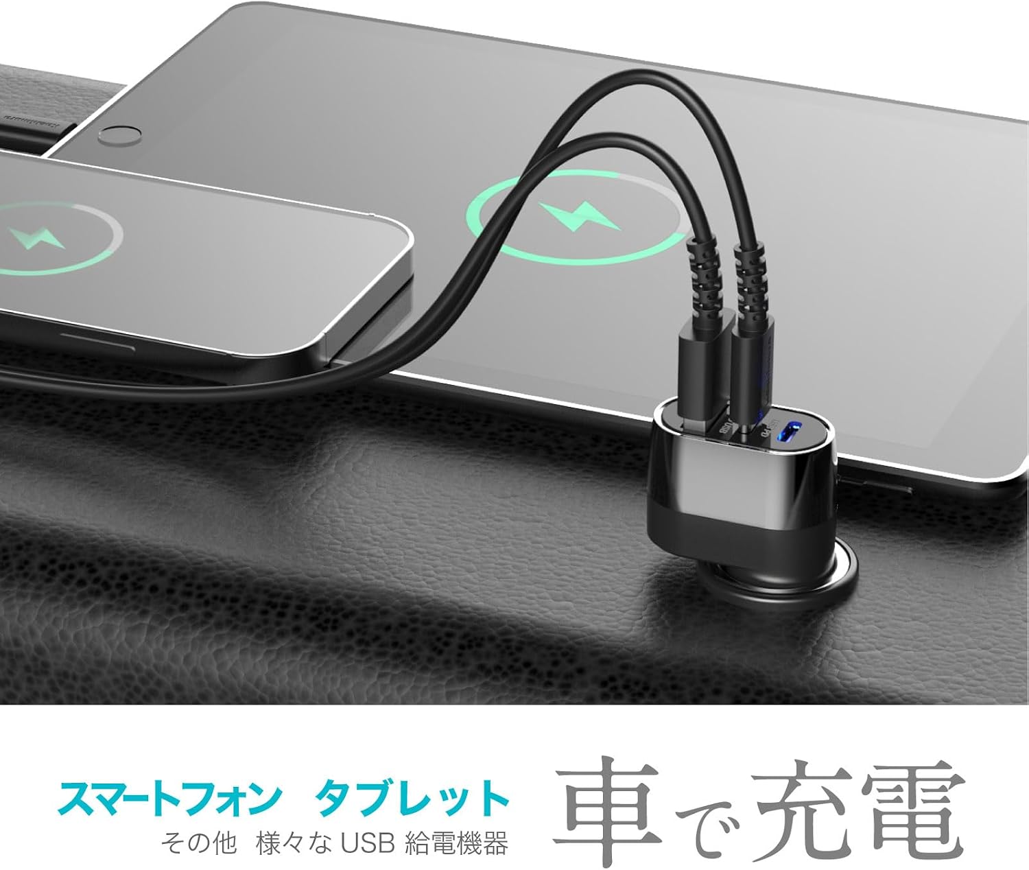 USB-выход Kashimura NDC-060, 3 порта, оснащен 2 портами PD, поддерживает высокую мощность 20 Вт 4-Черный, фото 2