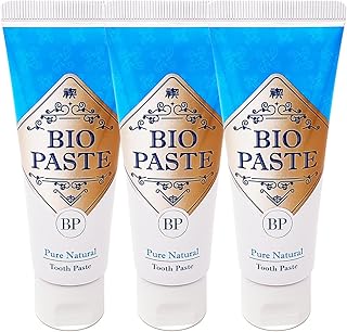 バイオペースト 60g 歯磨き粉 フッ素なし 無添加 オーガニック 口臭ケア 研磨剤不使用 飲み込める 全成分天然由来の歯磨きジェル (3本セット)