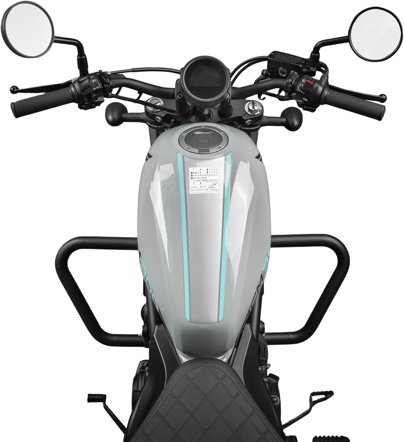 Комплект защиты двигателя HI-LINE Rebel250 500 Под рамой Черный, фото 6