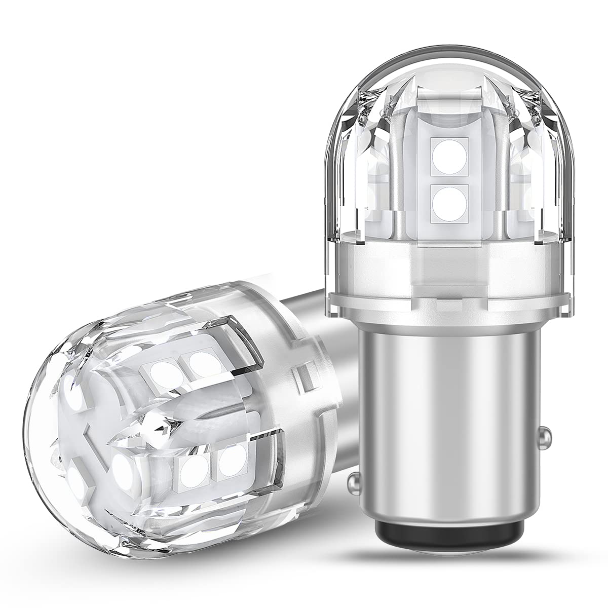 12V-24V Car S25 Double Bulb LED Red, Bright Tail Lamp/Brake Lamp, 15 LED Lamps, 3030 SMD BAY15D, P21/5W, LED Bulb, LED Lamp, Universal, High Brightness, Compliant with Japanese Road Transport Vehicle S25 ダブル球 red