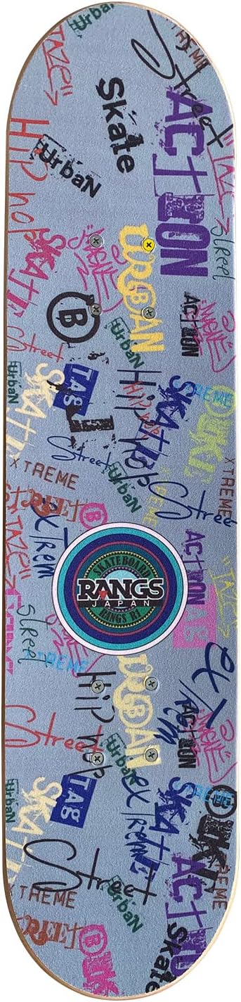 Rangs Япония (RANGS) Скейтборд Rangs R1, Urban Черный, 7,25×28 дюймов, Полный комплект, Полиуретановые колеса, urban черный скейтборд R1, фото 2