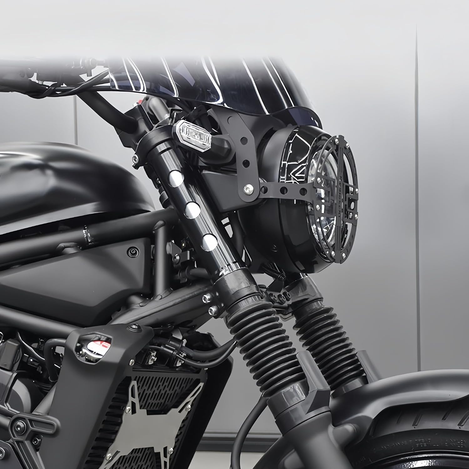 ДЛЯ Eliminator Eliminator se (2023-2026) Защитная накладка на переднюю вилку мотоцикла, Отражающий щиток, Защитная накладка на переднюю вилку мотоцикла, устойчивая к царапинам, Крышка амортизатора передней вилки мотоцикла, гетры (снизу) [Параллельный импорт], фото 6