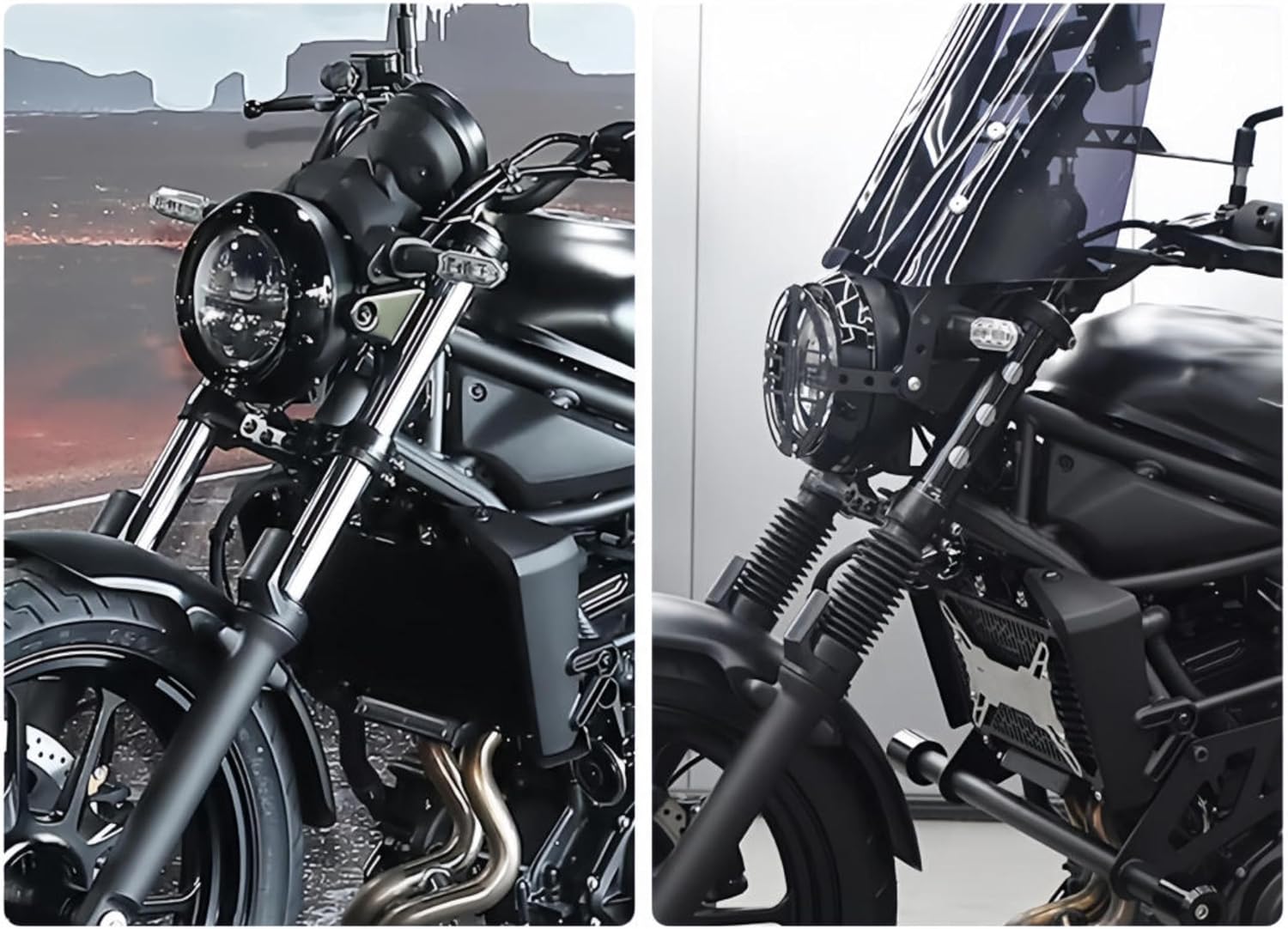 ДЛЯ Eliminator Eliminator se (2023-2026) Защитная накладка на переднюю вилку мотоцикла, Отражающий щиток, Защитная накладка на переднюю вилку мотоцикла, устойчивая к царапинам, Крышка амортизатора передней вилки мотоцикла, гетры (снизу) [Параллельный импорт], фото 7
