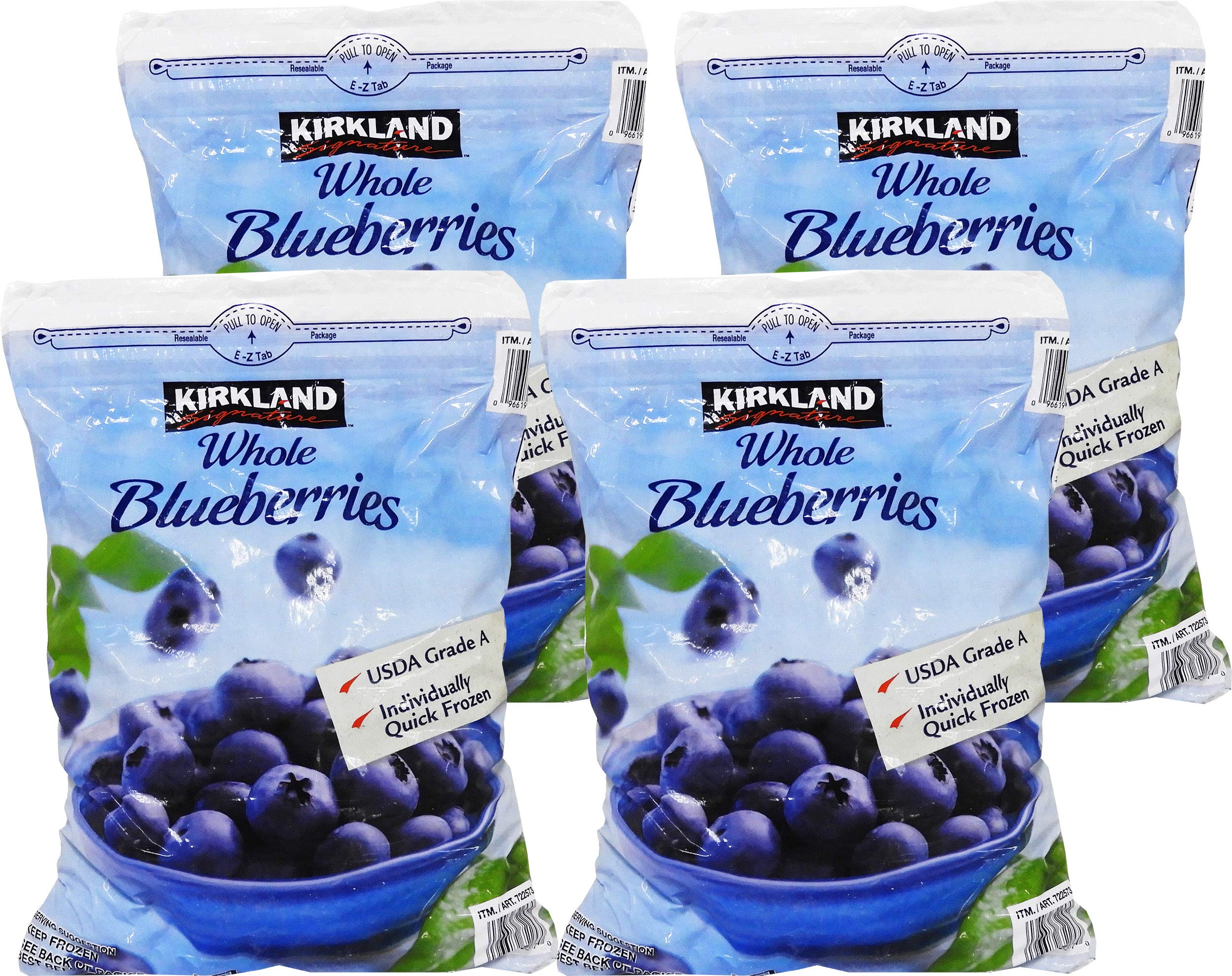 KIRKLAND Blueberries 2.27Kg x 4 Bags [Set of 4 Bags] Frozen