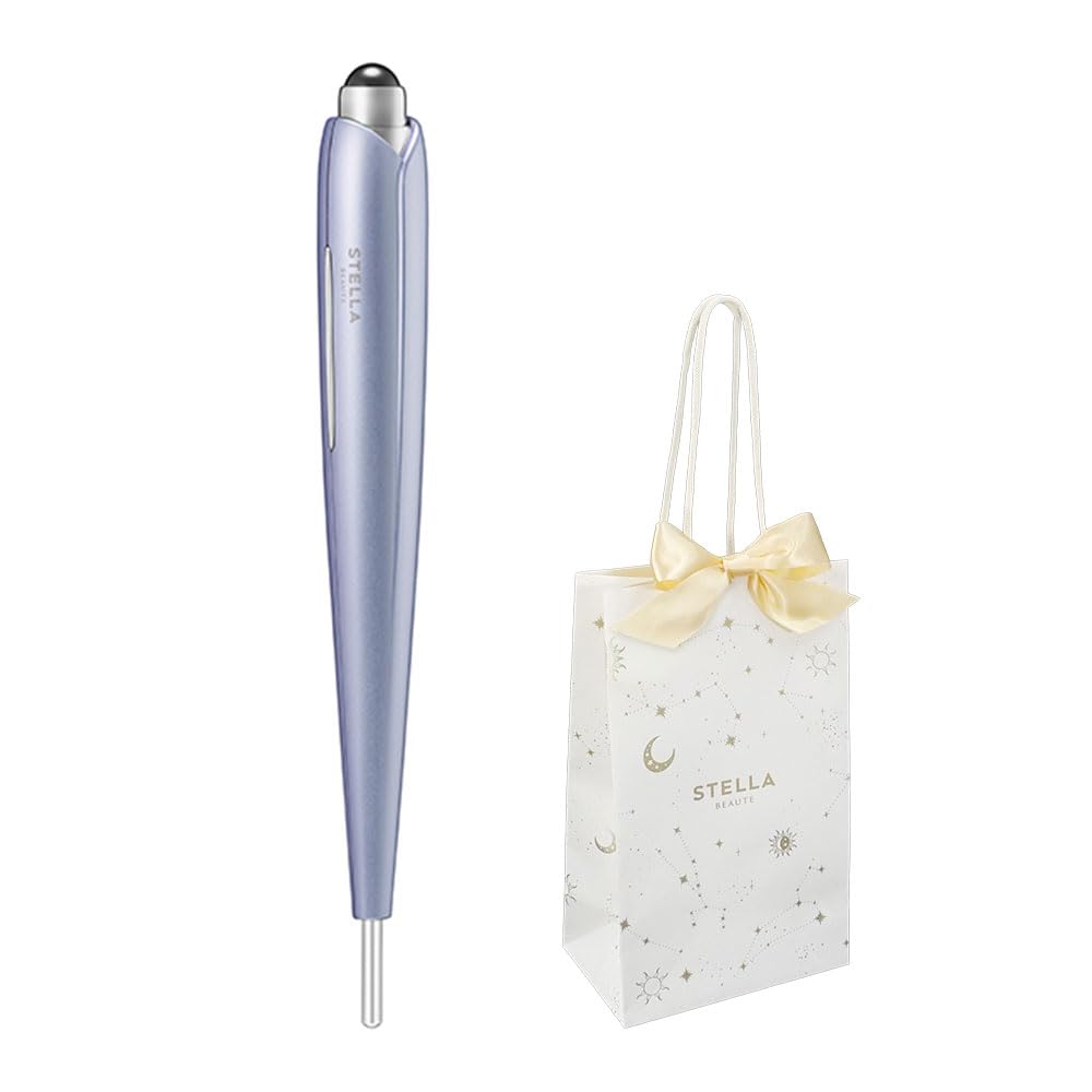 STELLA BEAUTE Beauty Face Stick Rin with Shopper Stella Vote BFS Facial Beauty Device, Expression Muscle Training, Warm Feel, EMS Face Line, Lift Care, Stella Beauty, Pen-shaped Facial Beautifying Device, Myofascial Release, Stella Beauty Face Stick (SHION Purple)