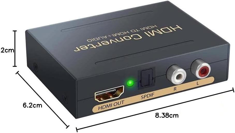 Аудиоразветвитель 4K HDMI, поддерживает HDLR14, ПК, PS4, PS5, Оптический цифровой, Разделение звука, Вход для ПК, Blu-ray, DVD, HDMI, Аудио, Видео разветвитель, SPDIF AUX высокого разрешения, Стерео, Цифровой, Аналоговый звук, фото 9
