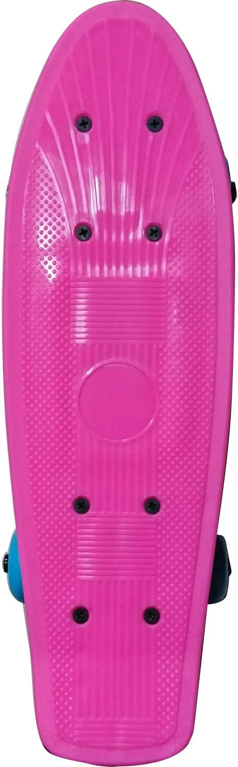Мини-скейтборд Life Balance NSM 17" YW-1705-P3 розовый x синий, фото 2