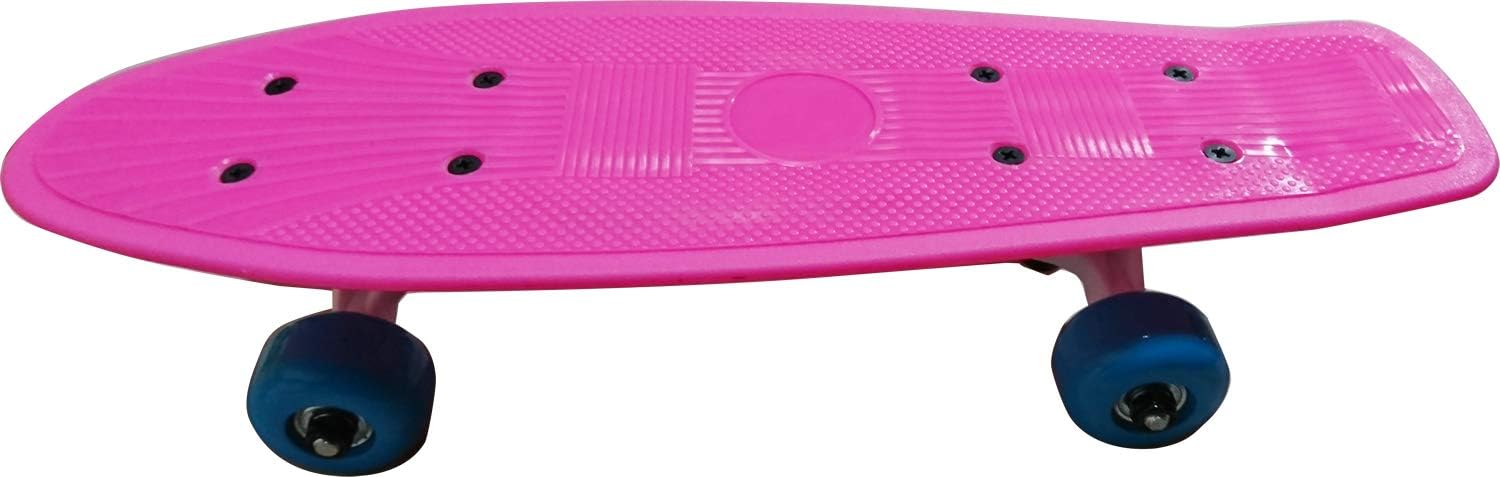 Мини-скейтборд Life Balance NSM 17" YW-1705-P3 розовый x синий, фото 3