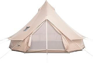 TOMOUNT ベルテント 4m 5m 6m TC ポリコットン キャンプテント 4~8人用 多機能 四季適用 アウトドア 撥水 通気 遮光 焚火 ファミリーツーリング 露營場 キャンプ ホテルテント