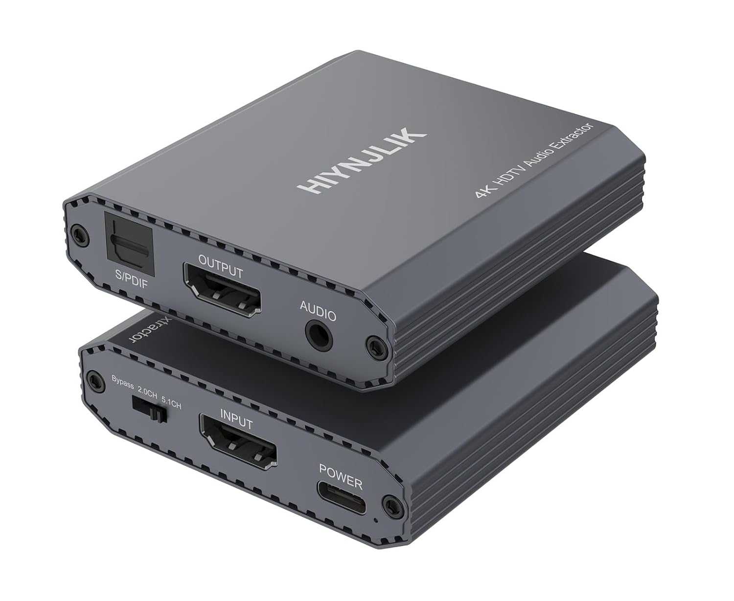 HDMI Аудио сплиттер 4K60 HDMI - Оптический S / PDIF + 3,5 мм AUX Аудио адаптер сплиттер-конвертер, поддерживает HDCP и цифровое аудио DTS 5.1 PCM HDMI Аудио экстрактор, фото 2