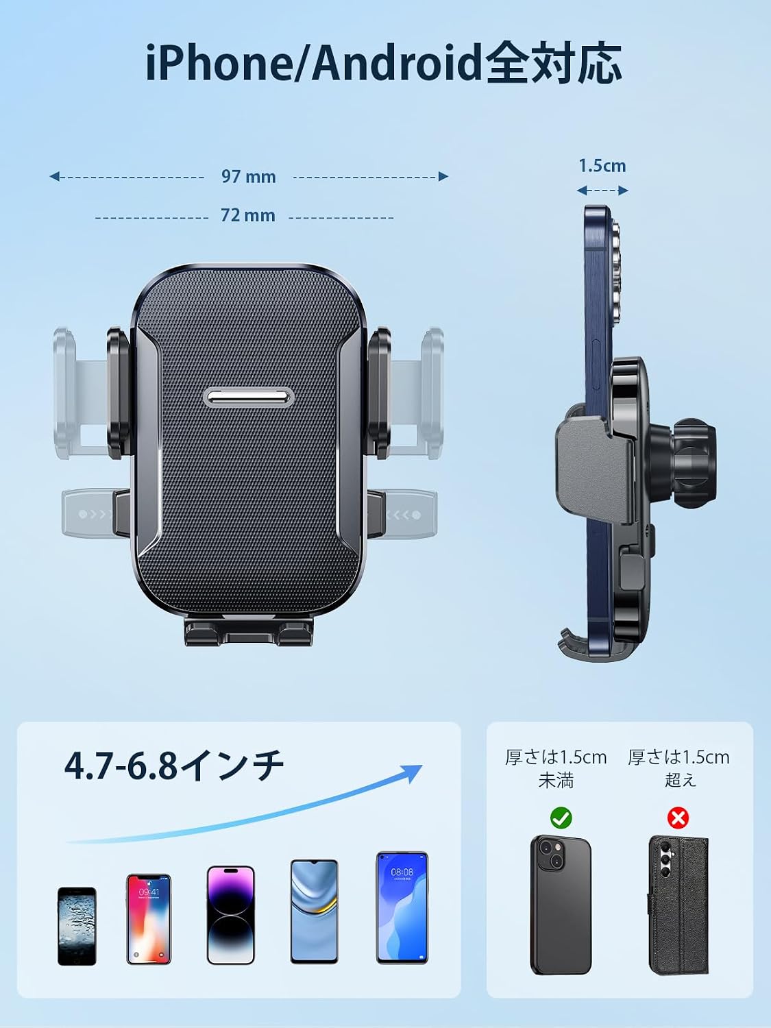 【BIXUAN】 Новый держатель для смартфона Honda Civic для Civic 11-го поколения FL (2021.9~), подставка для смартфона FL1 FL4, вращающийся на 360 градусов, фото 5