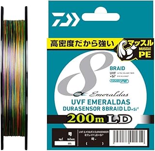 ダイワ(DAIWA) PEライン UVFエメラルダスデュラセンサー×8LD+Si2 0.4-0.8号 200m 5カラー