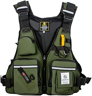 MORGEN SKY フィッシングベスト フローティングベスト 釣り専用 ライフジャケット ポケット沢山 釣具 ショート丈 軽量タイプ ゲームベスト 渓流 ルアー 磯用 CE認証取得済 J41