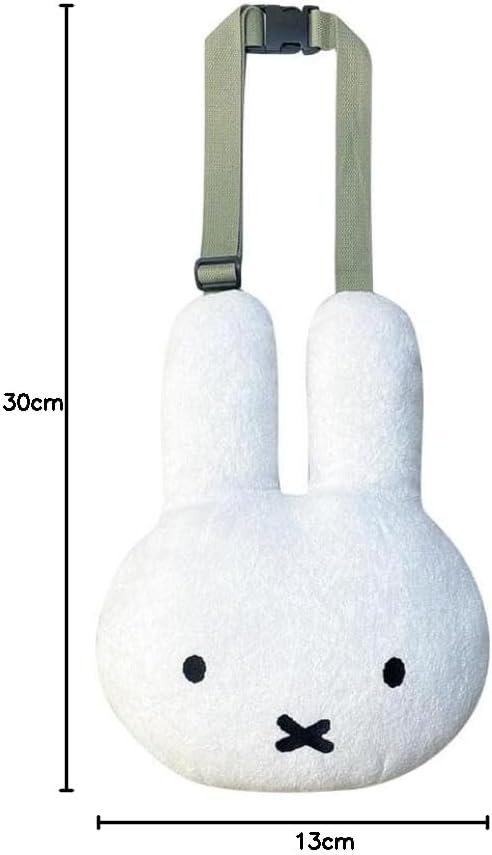 Мягкая подушка-игрушка Nicott [miffy Miffy] LIC-MF0050 mf «Пойдём гулять вместе» Fluffy Miffy 2, аксессуары для автомобиля, фото 5