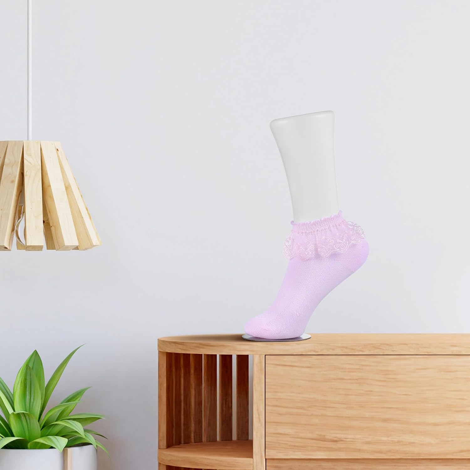 Виниловый держатель для женской обуви LIFKOME, манекен для ног, бесшовные носки, демонстрационная модель, Толстый Тип стопы, Ювелирный дисплей для ног, витрина магазина, фото 6