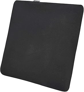 Amazonベーシック シートクッション メモリーフォーム スクエア 37.6×38.1×3.16cm 正方形 ブラック