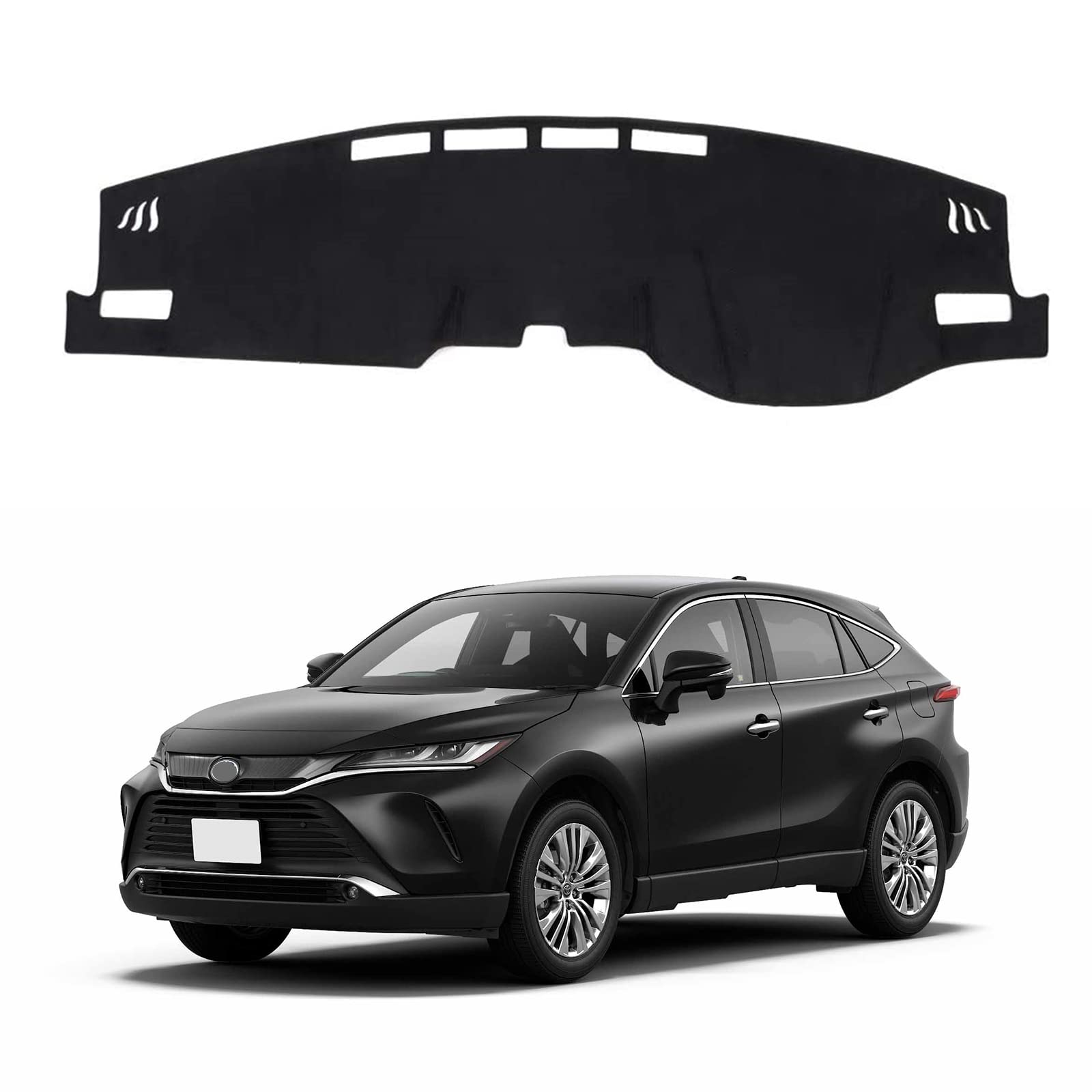 Harrier 80 Series Dashboard Mat, For Vehicle Specific Design, For Toyota Harrier 80 Dashboard Cover, Sun Protection, Dashboard Protection Mat, Interior Accessories, Interior Parts (Toyota Harrier 80 Series, Black)