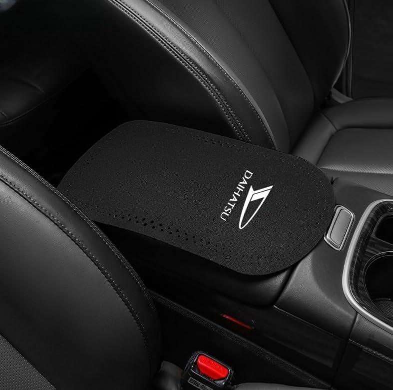 Daihatsu Car Armrest Cushion Car Armrest Cover Console Box Protective Cover Hijet Rocky Atrai Taft Canvas Wake Move Thor Ricoh All Series Compatible Car Elbow Rest Cushion Suede Material Armrest ダイハツ