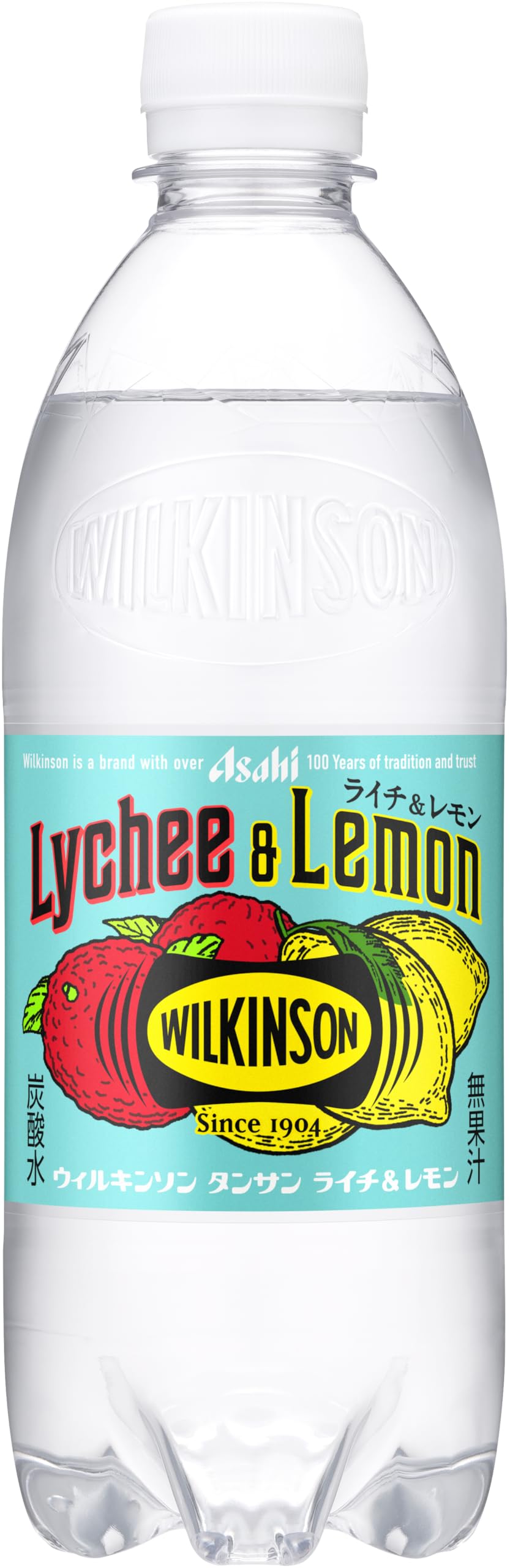 Wilkinson Tansan Lychee & Lemon 16.9 fl oz (500 ml) x 24 Bottles (Carbonated Water) (Asahi Beverage)