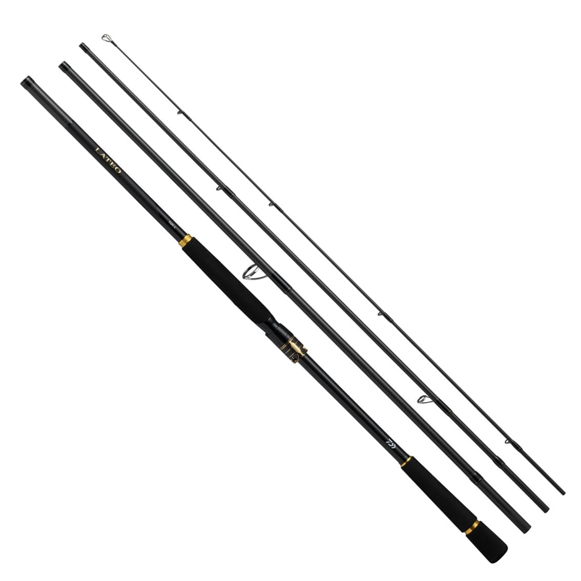 Daiwa Compact Sea Bass Rod, 4 Pieces, LATEO 90ML/96M/106M/110MH/86MLB/93MB, Various (2025 Model) 110MH-4