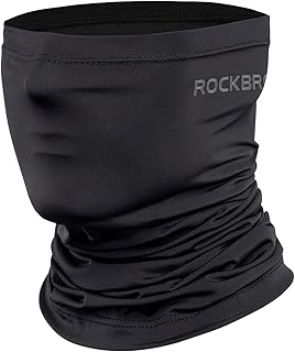 ROCKBROS フェイスカバー uvカット 冷感 夏用 ネックカバー 息苦しくない 日焼け防止 UPF50+ 吸汗速乾 ネックウォーマー スポーツ 自転車 バイク 釣り ゴルフ ランニング