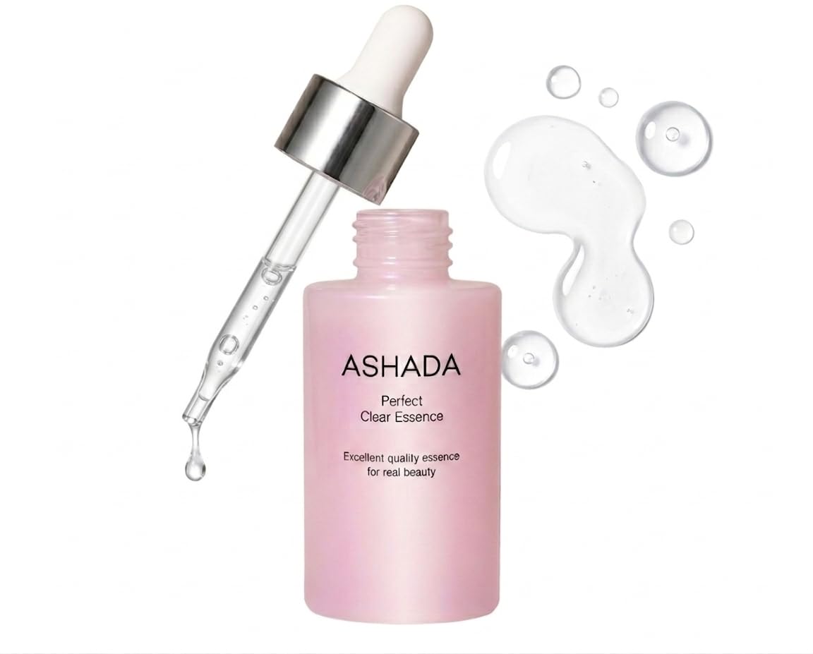 ASHADA Perfect Clear Essence Serum, 1.0 fl oz (30 ml) (1 piece), Sheep Membrane Extract, Collagen, Texture, Human Fat Cells Supplement Fluid, Placenta Extract, Hyaluronic Acid, Humorigopeptides 1個